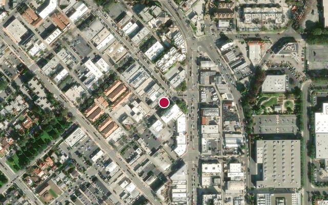 Satellite view with street labels around 1411 Marcelina Ave, Old Torrance